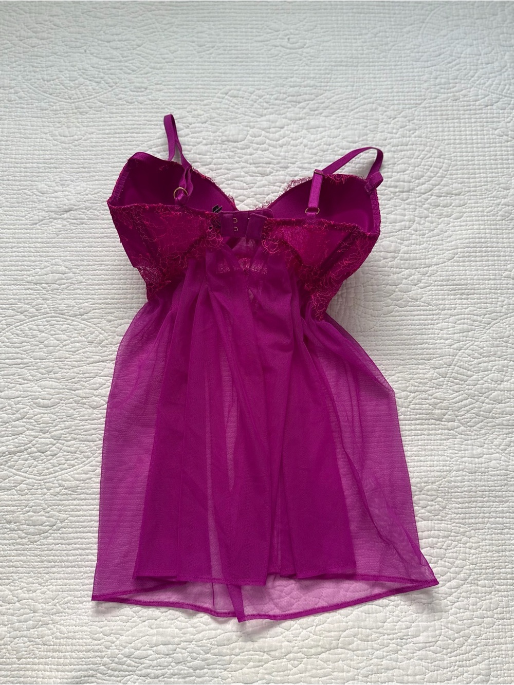 Victoria Secret Sheer Lingerie Babydoll Nightgown - Picture 3 of 3